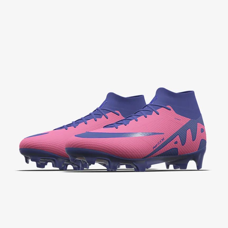 Giày Nike Mercurial Superfly 9 Elite By You Nữ Tím Xanh